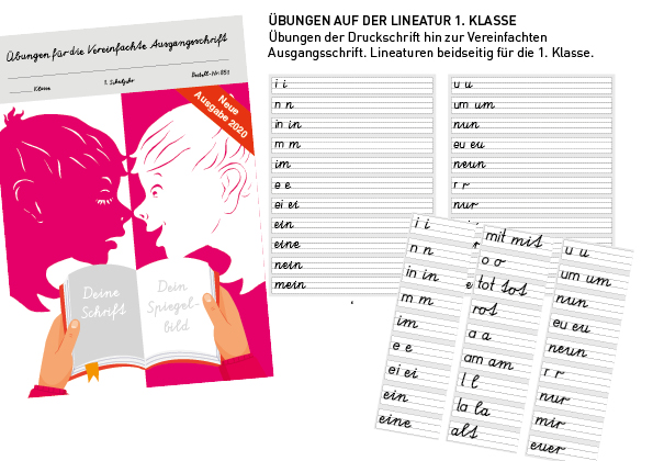 Arbeitsheft - Übungen für die Vereinfachte Ausgangsschrift – 1. Schuljahr