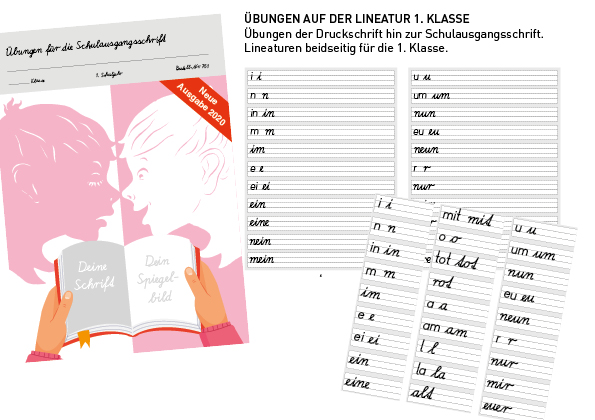 Arbeitsheft - Übungen für die Schulausgangsschrift – 1. Schuljahr